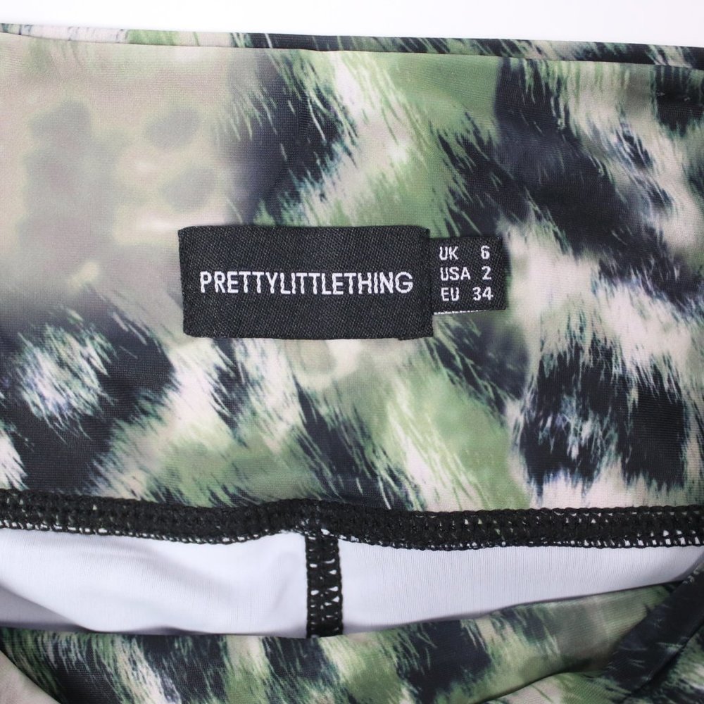 PrettyLittleThing Womens Size US 2 Leopard Print Fitted Leggings - Picture 5 of 5